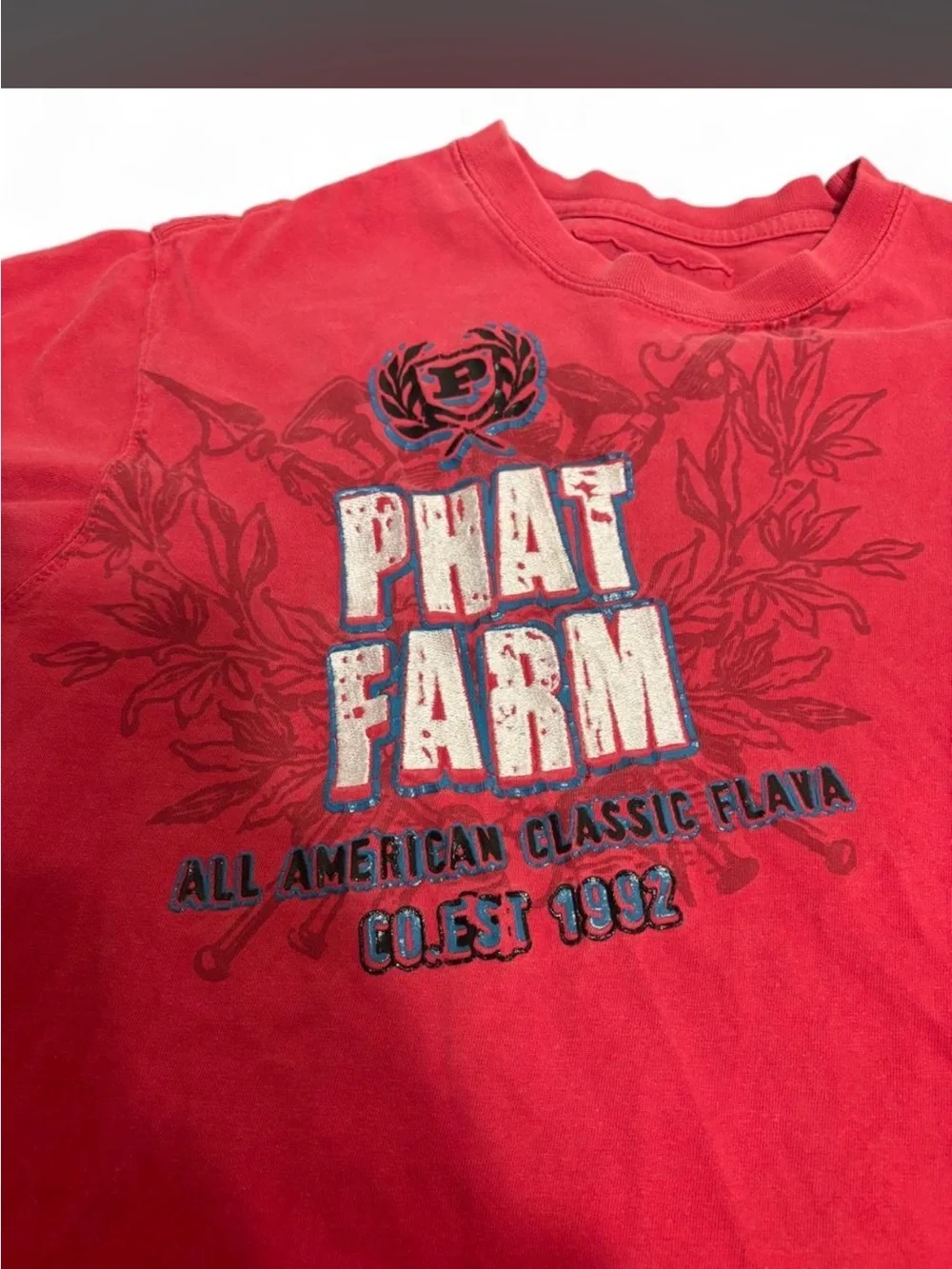 Phat Farm vibrant red